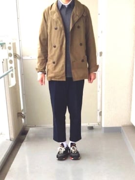 「inmercanto（インメルカート）のアイテム」を使った、全身ユニクロおじさんさん（メンズ・177cm）の春コーディネート