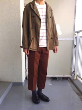 「inmercanto（インメルカート）のアイテム」を使った、全身ユニクロおじさんさん（メンズ・177cm）の春コーディネート