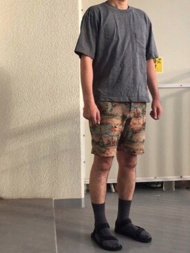 全身ユニクロおじさんさん（メンズ・177cm）の夏コーディネート