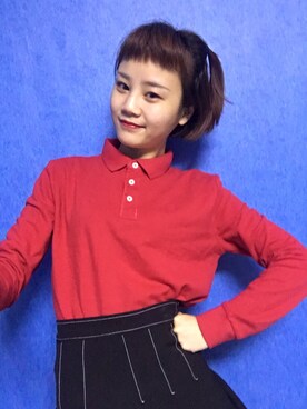 闲鱼@shixin1993さん（レディース・164cm）の秋コーディネート