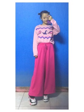 闲鱼@shixin1993さん（レディース・164cm）の冬コーディネート