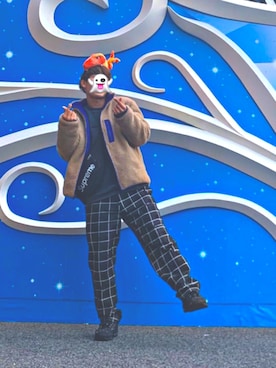 「Octopus（オクトパス）のアイテム（パンツ）」を使った、ちゅんさん（メンズ・173cm）の秋コーディネート