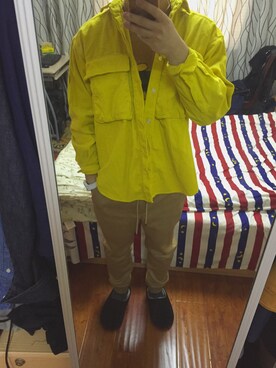 「CONVERSE TOKYO（コンバーストウキョウ）のアイテム（パンツ）」を使った、桥豆麻袋さん（メンズ・174cm）の春コーディネート