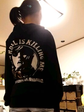 「HYSTERIC GLAMOUR（ヒステリックグラマー）のアイテム（ジャケット/アウター）」を使った、アカさん（キッズ・137cm）の秋コーディネート