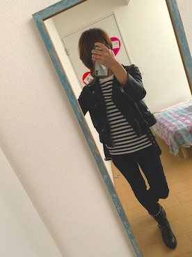「JIMMY CHOO（ジミーチュウ）のアイテム（ブーツ）」を使った、たぬきさん（レディース・153cm）の秋コーディネート