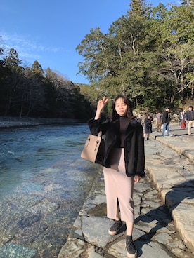 sayakaさん（レディース・158cm）の冬コーディネート