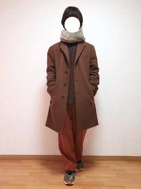 「ROXD（ロッド）のアイテム」を使った、Uさん（メンズ・165cm）の冬コーディネート