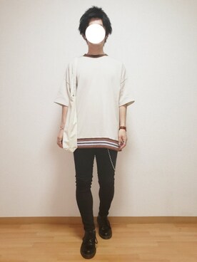 Uさん(メンズ・165cm)の夏コーディネート