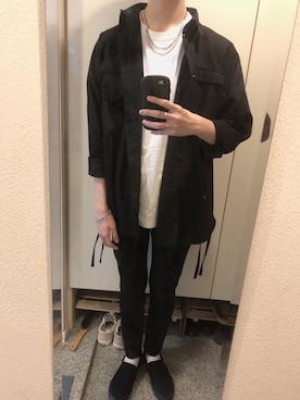 「KUUUPY」｜「アイテム（スリッポン）」を使った、琥太朗さん（メンズ・178cm）の春コーディネート