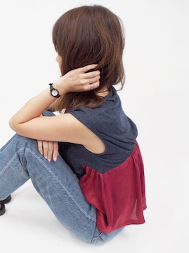 sugi.hさん（レディース・157cm）の夏コーディネート