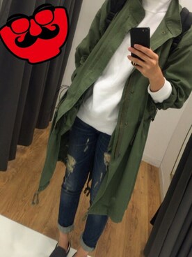「ドラフトアングリッド」｜「アイテム（ジャケット/アウター）」を使った、ashley joyさん（レディース・155cm）の秋コーディネート