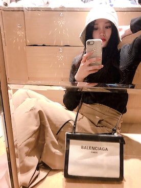 「H:CONNECT（エイチコネクト）のアイテム（トップス）」を使った、りりか凜凜花🌸さん（レディース・162cm）の冬コーディネート