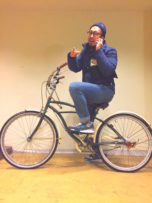 自転車 ダウン ジャケット
