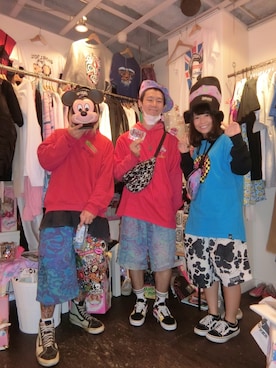 「BUTTSTAIN（バットステイン）のアイテム」を使った、すんさん（メンズ・168cm）の秋コーディネート