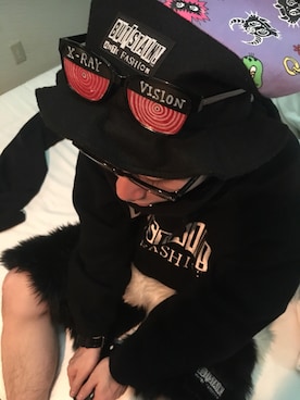 オリジナルbuttstain パーカー BUTTSTAINのパーカーを使った人気ファッションコーディネート - WEAR