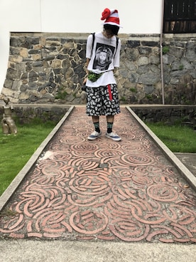 「BUTTSTAIN（バットステイン）のアイテム」を使った、すんさん（メンズ・168cm）の秋コーディネート