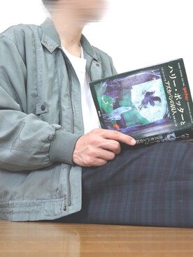 「みどり」｜「アイテム（ブルゾン）」を使った、Orioさん（メンズ・175cm）の秋コーディネート