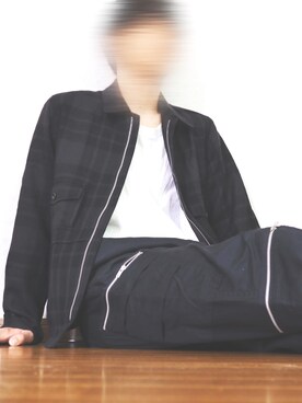 「UNDERCOVER（アンダーカバー）のアイテム（ブルゾン）」を使った、Orioさん（メンズ・175cm）の秋コーディネート