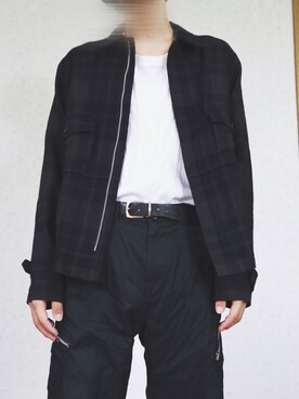 「UNDERCOVER（アンダーカバー）のアイテム（ブルゾン）」を使った、Orioさん（メンズ・175cm）の秋コーディネート