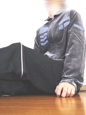 「UNDERCOVER（アンダーカバー）のアイテム（ブルゾン）」を使った、Orioさん（メンズ・175cm）の秋コーディネート