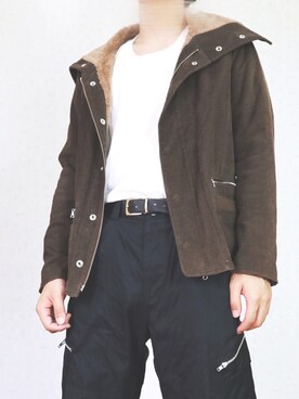 「UNDERCOVER（アンダーカバー）のアイテム（ブルゾン）」を使った、Orioさん（メンズ・175cm）の秋コーディネート