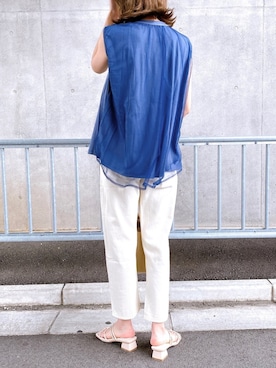 BLUEEASTさん(レディース・160cm)の夏コーディネート
