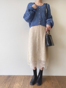 「BLUEEAST（ブルーイースト）のアイテム」を使った、BLUEEASTさん（レディース・160cm）の秋コーディネート