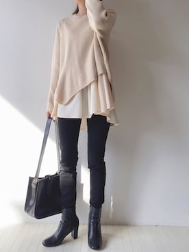 BLUEEASTさん(レディース・160cm)の冬コーディネート