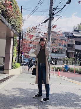 「やっぱりストリートが好き」｜「アイテム（その他アウター）」を使った、1114jyさん（レディース・162cm）の秋コーディネート