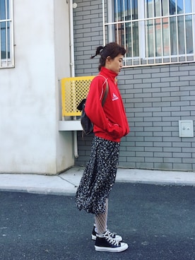 「アイテム（ブルゾン）」を使った、初九さん（レディース・155cm・30代）の春コーディネート