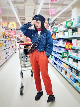 「アイテム（ブーティ）」を使った、初九さん（レディース・155cm・30代）の春コーディネート