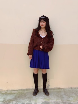 「アイテム（ブーティ）」を使った、初九さん（レディース・155cm・30代）の春コーディネート