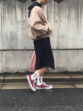 「cepo（セポ）のアイテム（トートバッグ）」を使った、minamiさん（レディース・158cm）の秋コーディネート