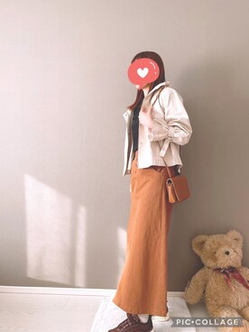 「MERCURYDUO（マーキュリーデュオ）のアイテム（マウンテンパーカー）」を使った、p-sukeさん（レディース・164cm）の冬コーディネート