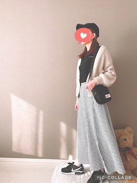 「NIKE(ナイキ)のアイテム(ショルダーバッグ)」を使った、p-sukeさん(レディース・164cm)の春コーディネート
