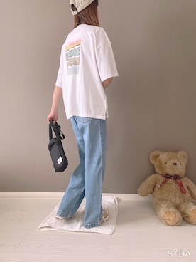 「NIKE(ナイキ)のアイテム(ショルダーバッグ)」を使った、p-sukeさん(レディース・164cm)の春コーディネート