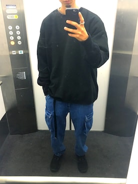 「BEAMS（ビームス）のアイテム（スウェット）」を使った、KEITAさん（メンズ・178cm）の冬コーディネート