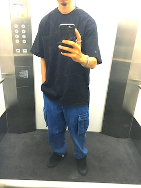 「BEAMS T（ビームスティー）のアイテム」を使った、KEITAさん（メンズ・178cm）の夏コーディネート