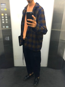 「Loake（ローク）のアイテム」を使った、KEITAさん（メンズ・178cm）の夏コーディネート