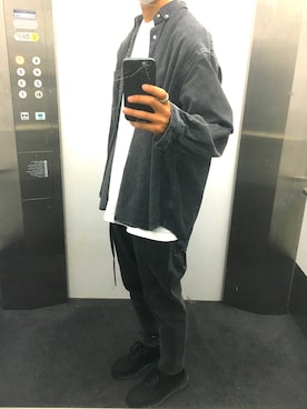 「VAPORIZE（ヴェイパライズ）のアイテム」を使った、KEITAさん（メンズ・178cm）の秋コーディネート