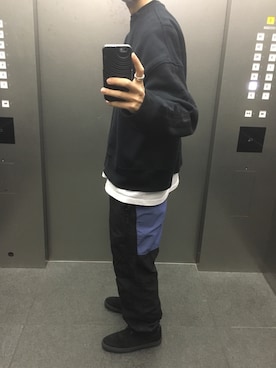 「C.E（シーイー）のアイテム」を使った、KEITAさん（メンズ・178cm）の秋コーディネート