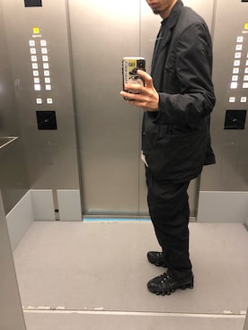 「TEATORA（テアトラ）のアイテム」を使った、KEITAさん（メンズ・178cm）の春コーディネート