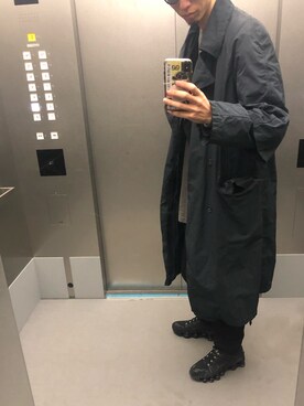「UNUSED（アンユーズド）のアイテム（ジャケット/アウター）」を使った、KEITAさん（メンズ・178cm）の春コーディネート