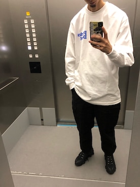 「BEAMS T（ビームスティー）のアイテム」を使った、KEITAさん（メンズ・178cm）の春コーディネート