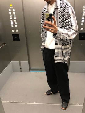 「BEAMS T（ビームスティー）のアイテム」を使った、KEITAさん（メンズ・178cm）の春コーディネート