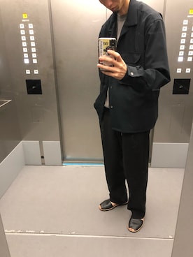 「BEAMS（ビームス）のアイテム（シャツ/ブラウス）」を使った、KEITAさん（メンズ・178cm）の春コーディネート