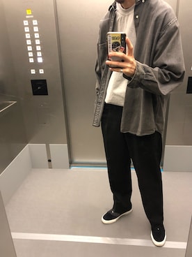 「BEAMS T（ビームスティー）のアイテム」を使った、KEITAさん（メンズ・178cm）の夏コーディネート