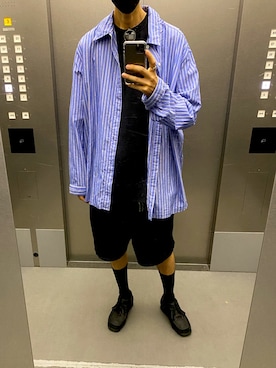 「BEAMS T（ビームスティー）のアイテム」を使った、KEITAさん（メンズ・178cm）の夏コーディネート