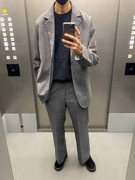 Needlesのテーラードジャケットを使った人気ファッション