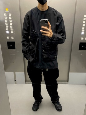 「アイテム（ノーカラージャケット）」を使った、KEITAさん（メンズ・178cm）の秋コーディネート